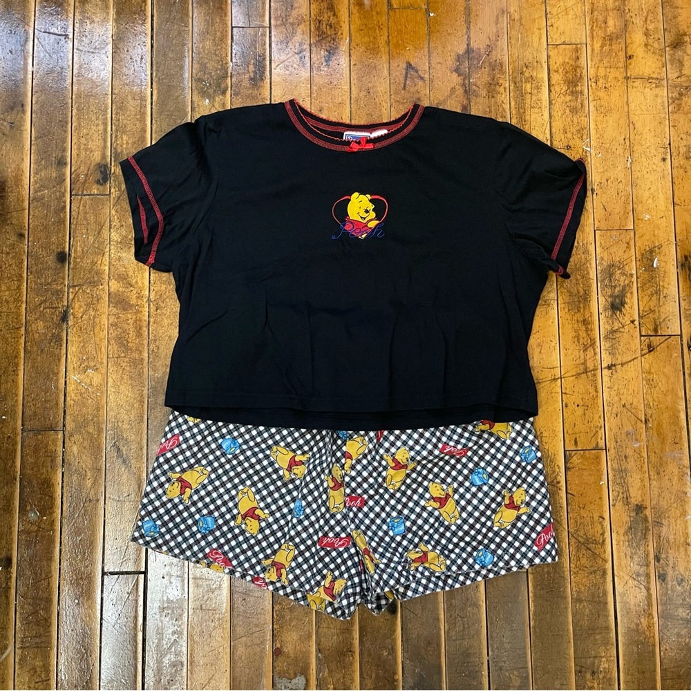 vintage winnie the pooh pajama set
